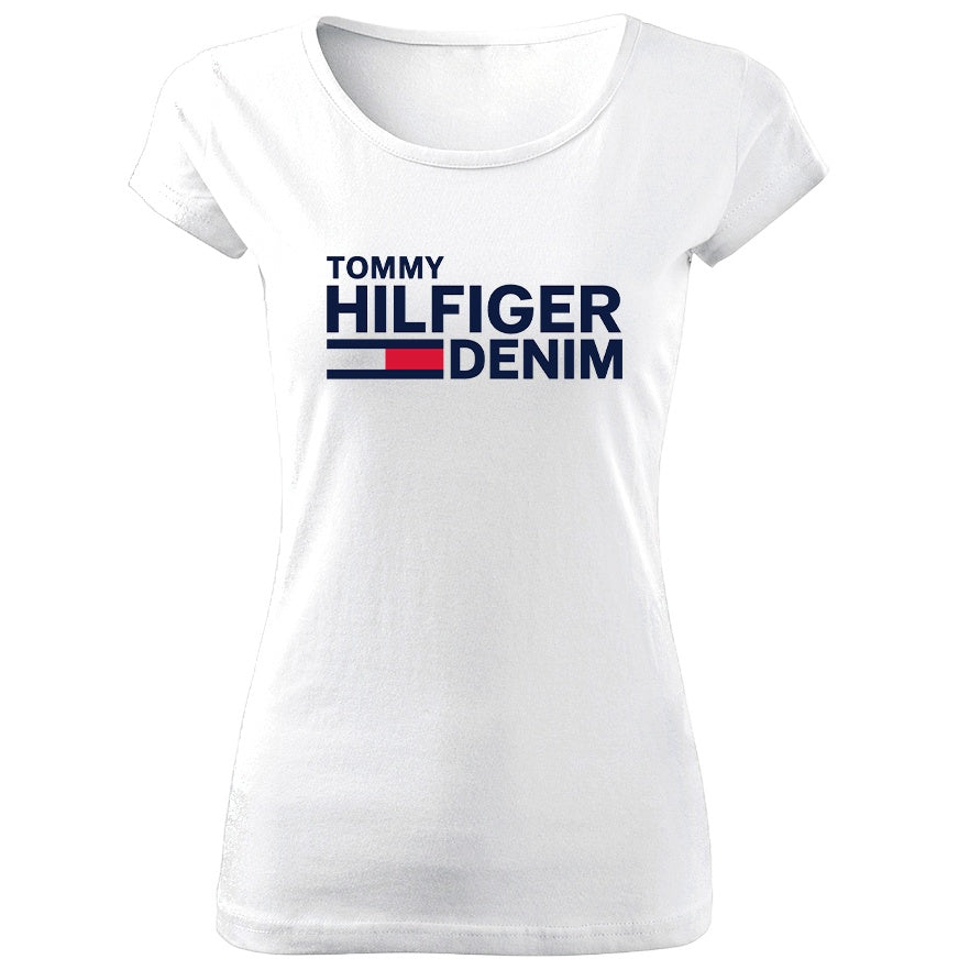 Tricou de Dama ALB - T Denim