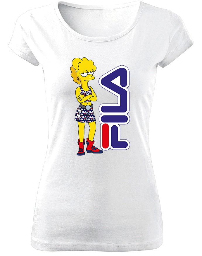 Tricou de dama - F Simpsons