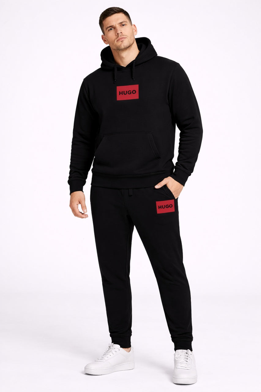 Trening din Bumbac Negru HG RED