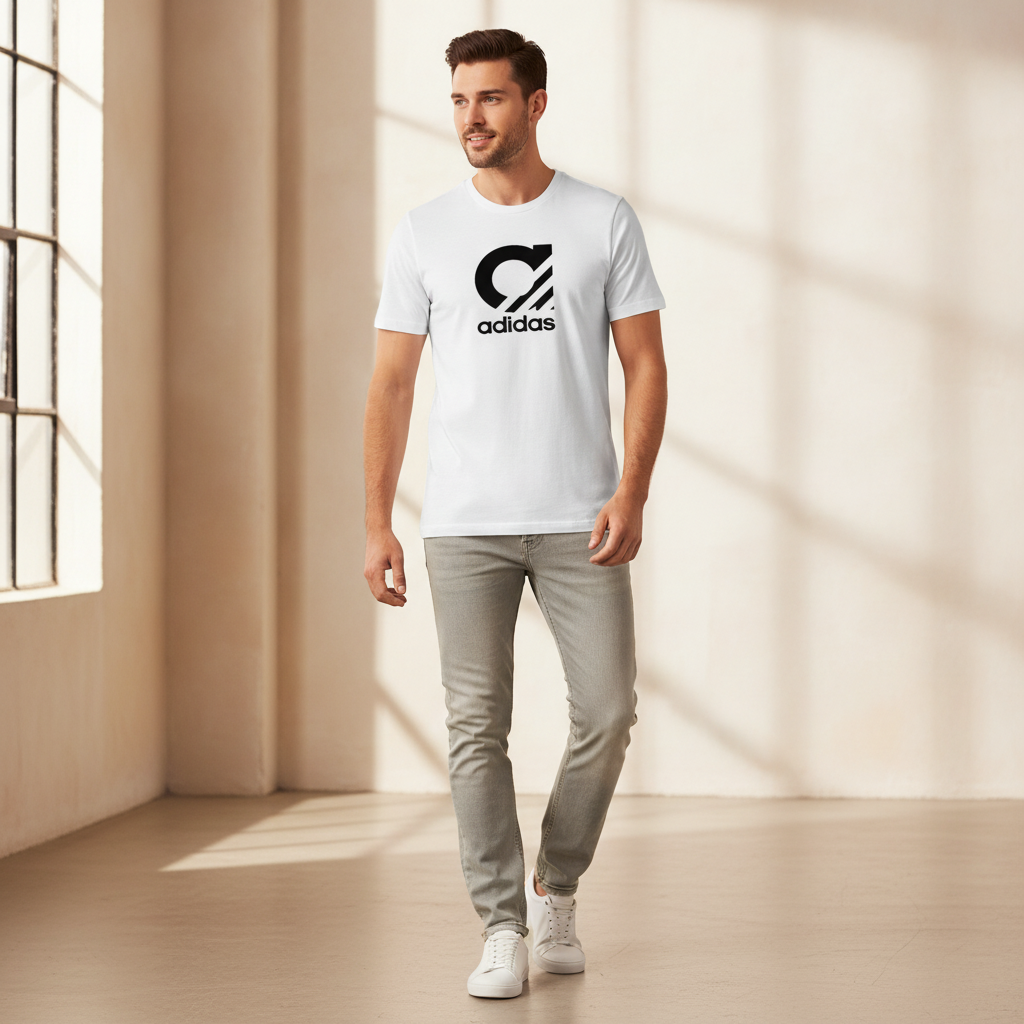 Tricou ALB barbatesc A A