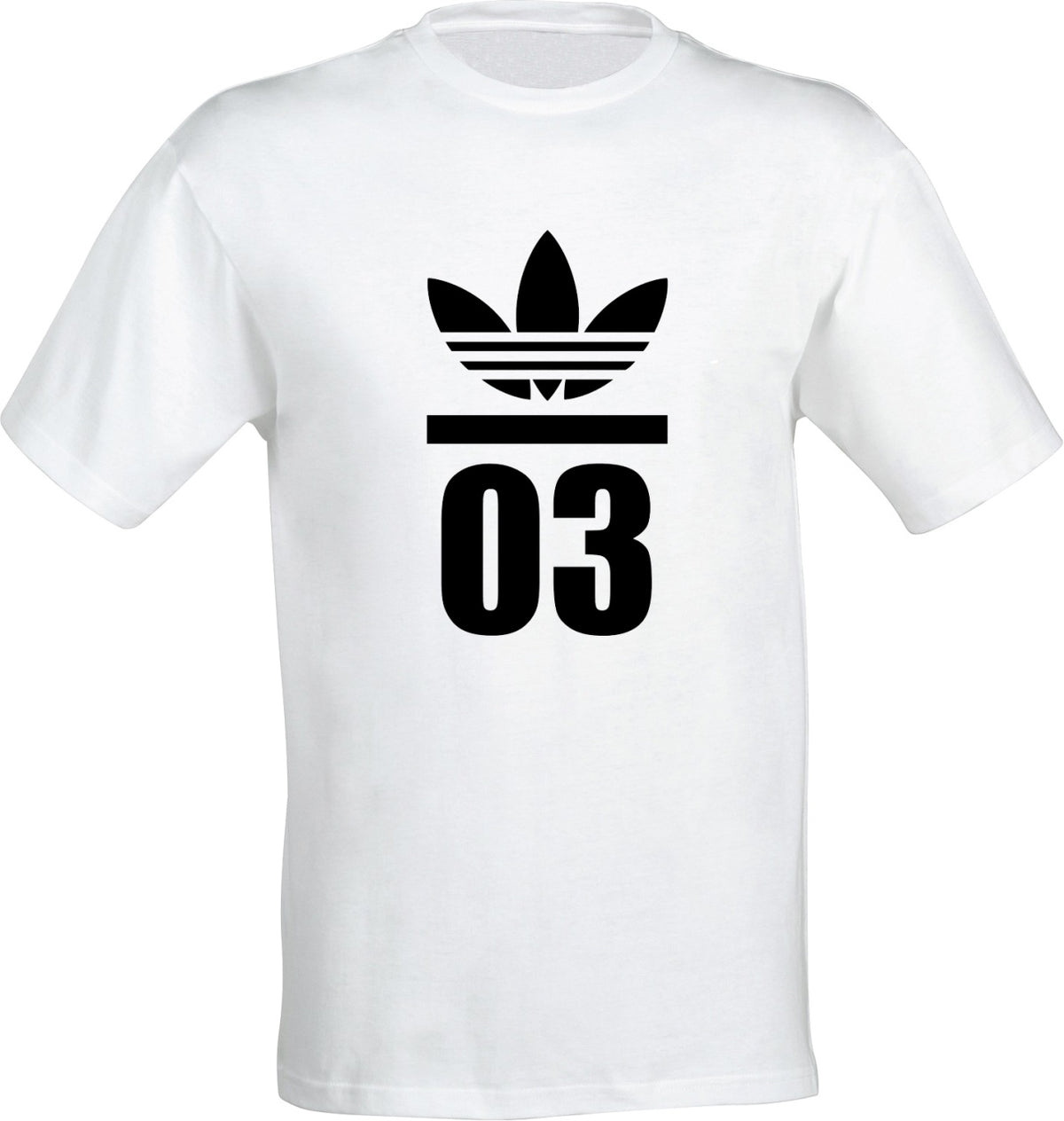 Tricou barbatesc ALB - A 03