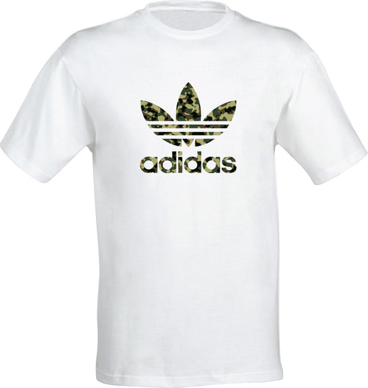 Tricou barbatesc ALB - A Camuflaj