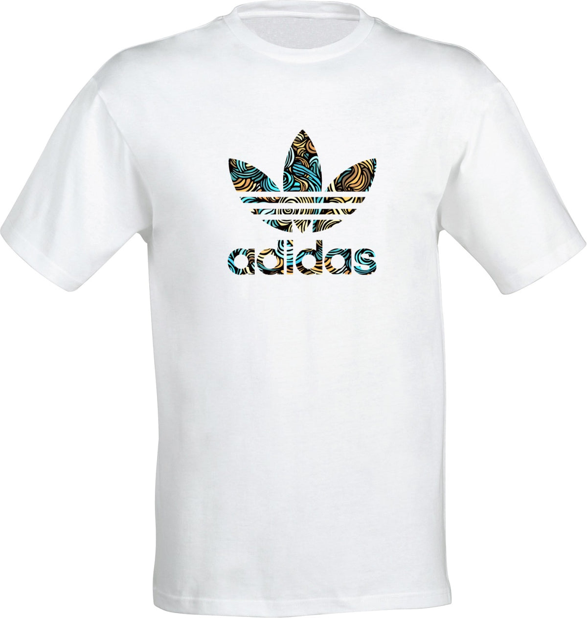 Tricou barbatesc ALB - A Zeb