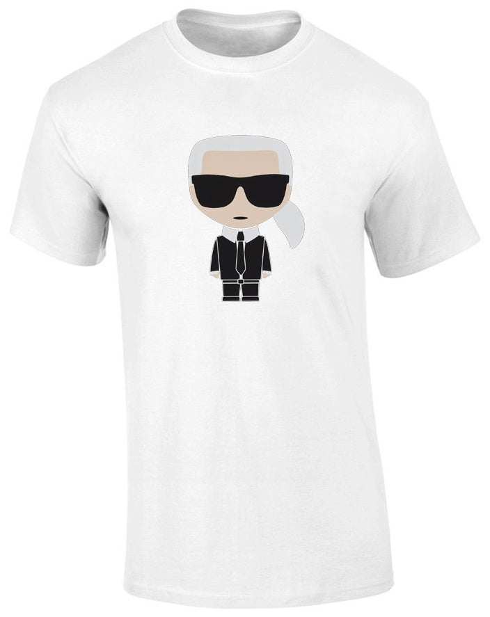 Tricou barbatesc ALB - K Logo