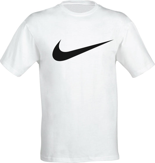 Tricou barbatesc ALB - N Logo