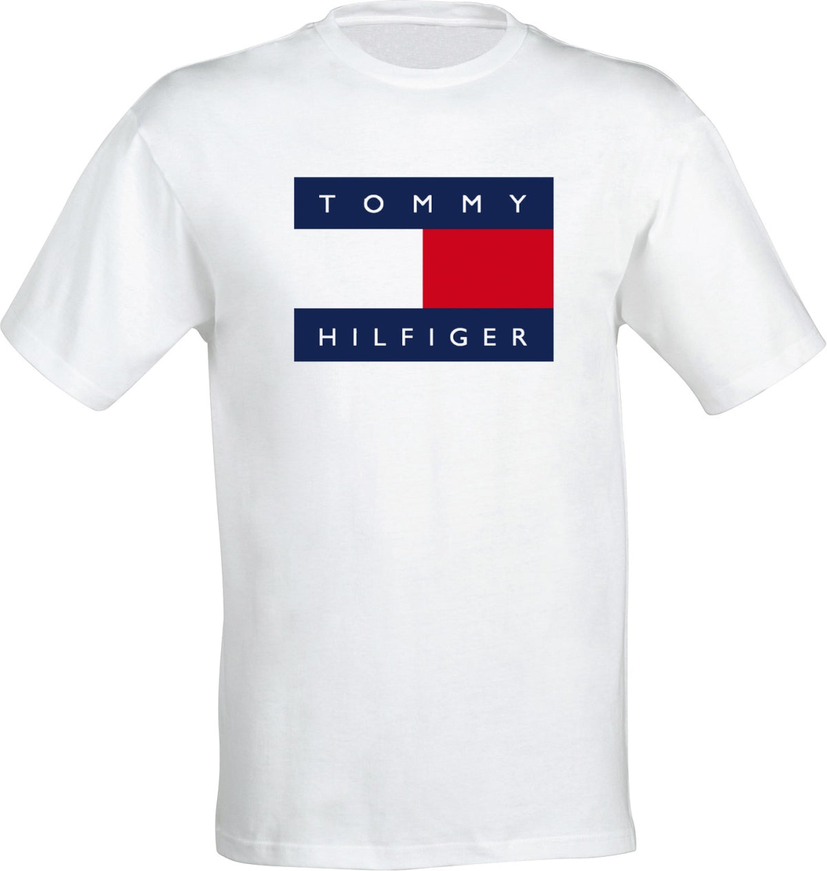 Tricou barbatesc ALB - T H