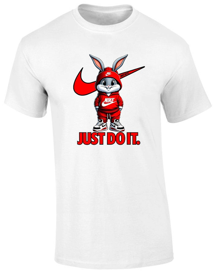 Tricou barbatesc -Just Red Bunny