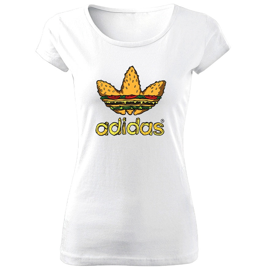 Tricou de Dama ALB A Burger Cod D200