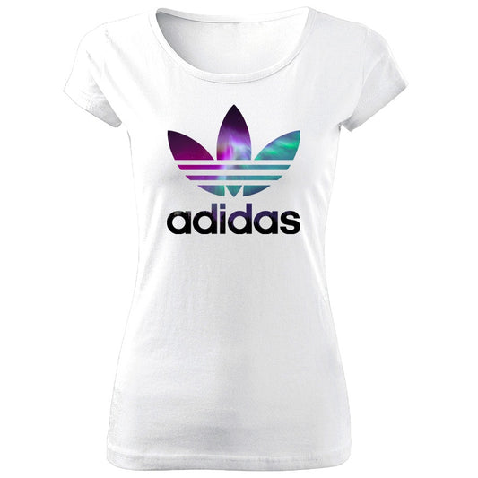 Tricou de Dama ALB - A Galaxy
