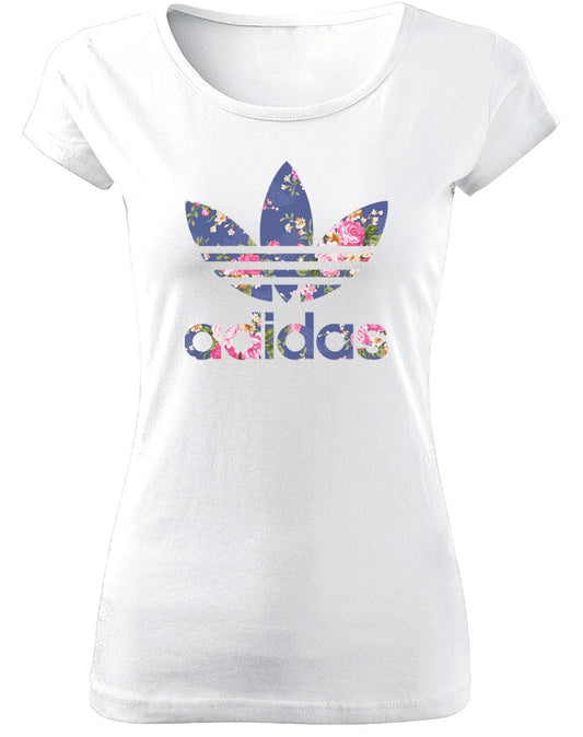 Tricou de dama ALB - A Peony