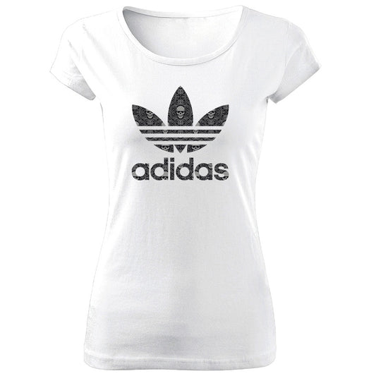 Tricou de Dama ALB A Skull Cod D228