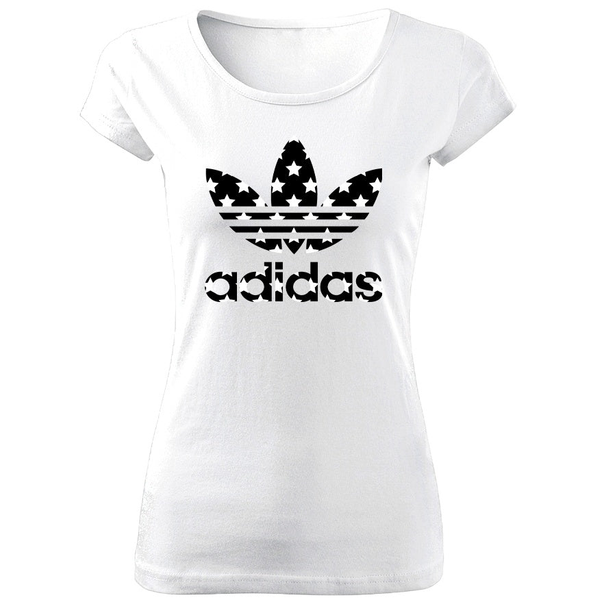 Tricou de dama ALB - A Star