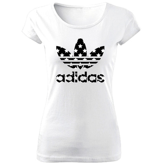 Tricou de dama ALB - A Star