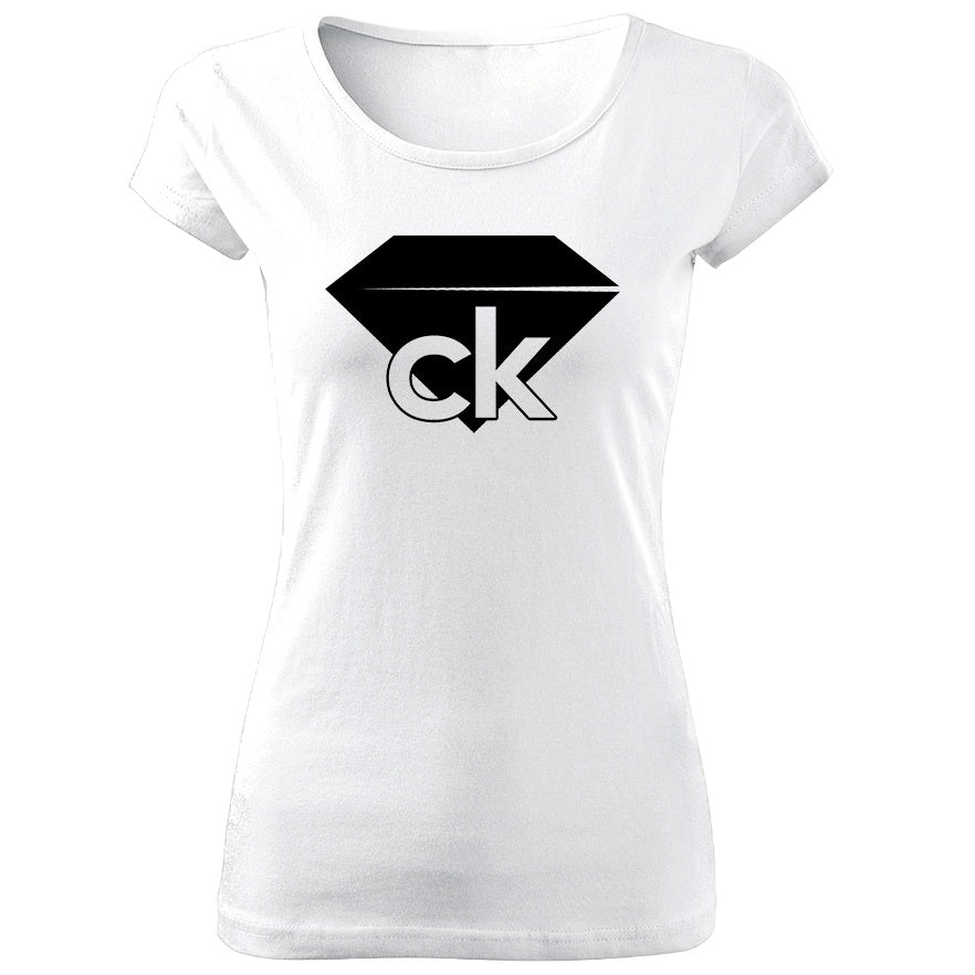 Tricou de Dama ALB - C Diamond