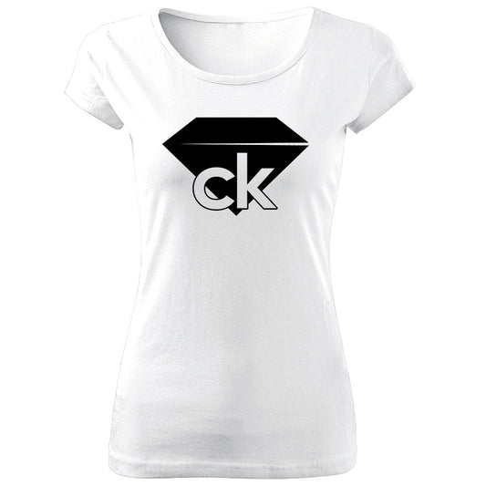 Tricou de Dama ALB - C Diamond