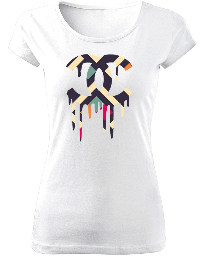 Tricou de dama ALB - CH Logo