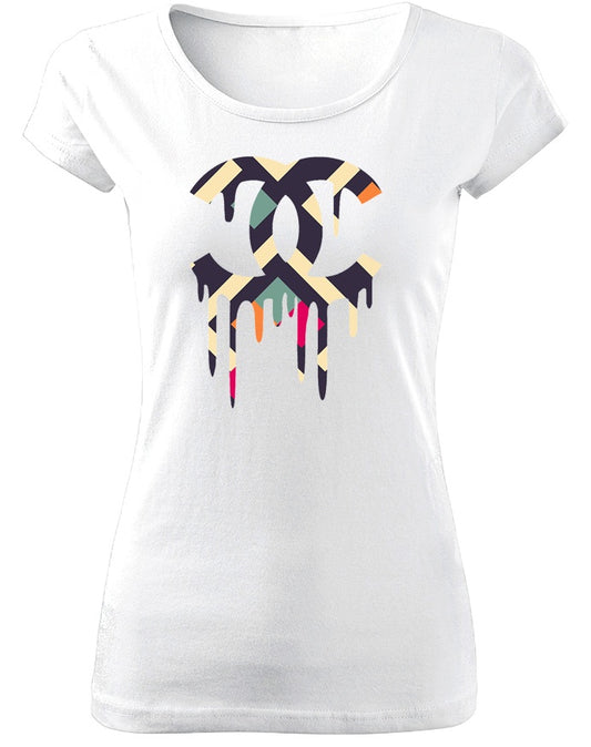 Tricou de dama ALB - CH Logo