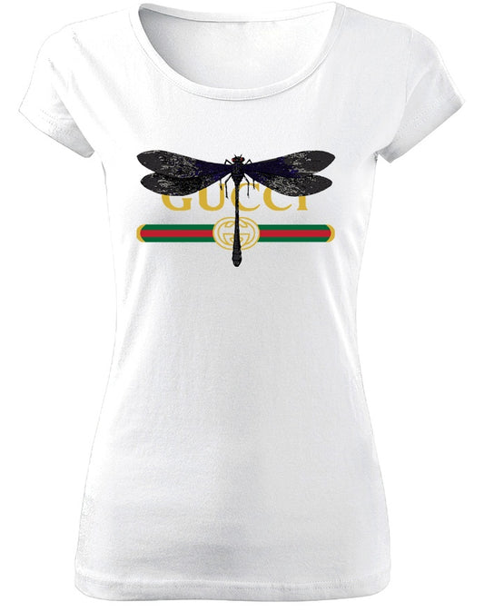 Tricou de dama ALB - GC Dragonfly