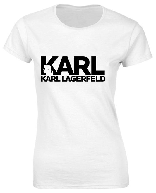 Tricou de dama ALB - K Logo
