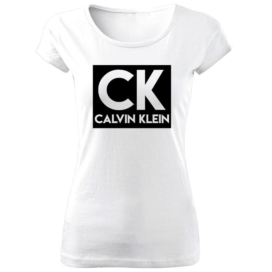 Tricou de Dama ALB KL BlaC Cod D214