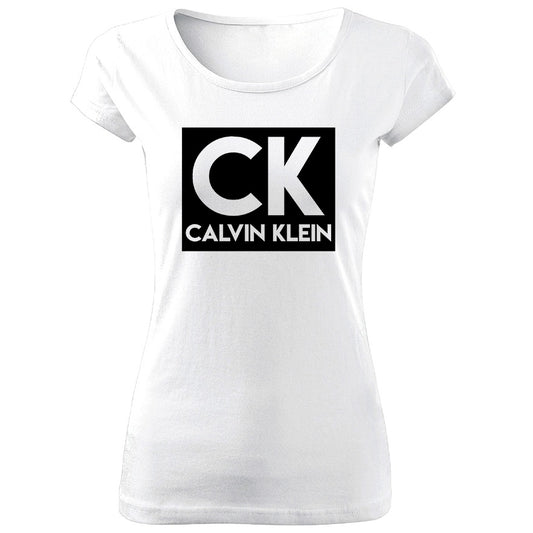 Tricou de Dama ALB KL BlaC Cod D214