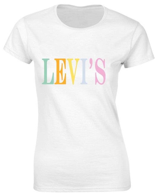 Tricou de dama ALB -Levi Color