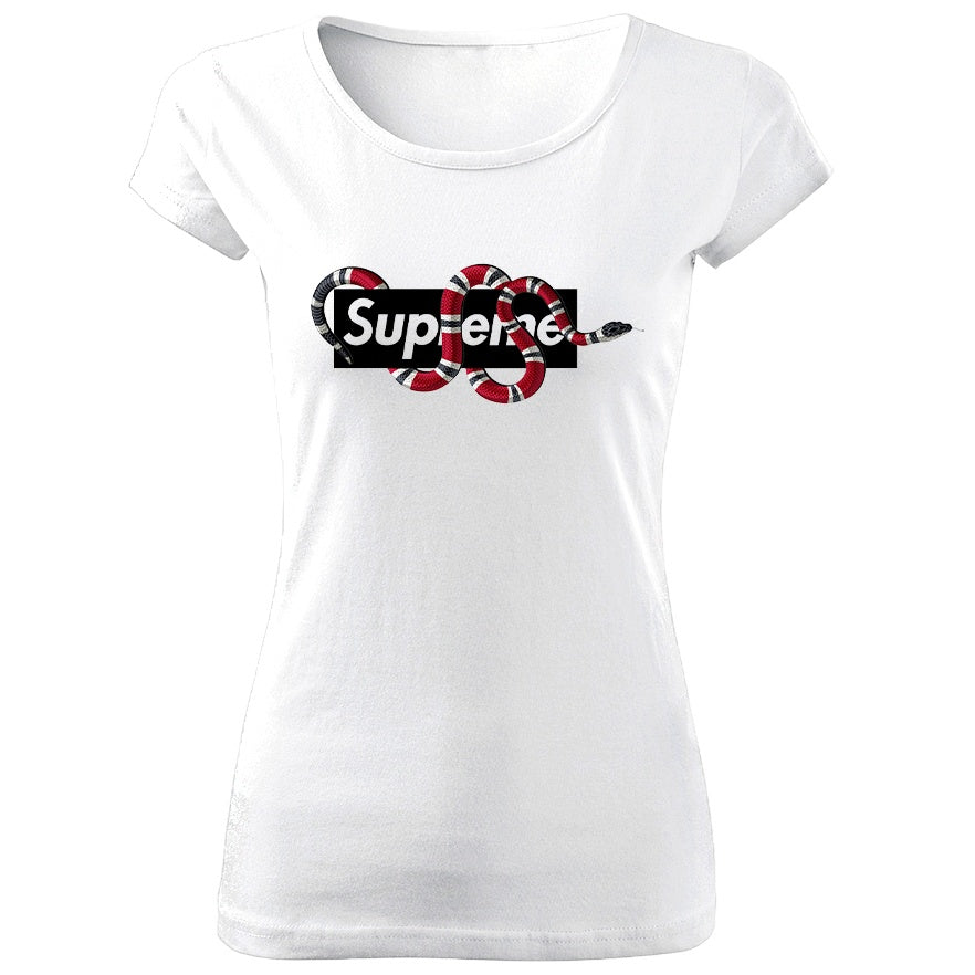Tricou de Dama ALB - SP Snake