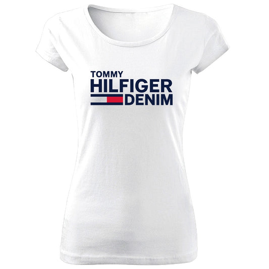 Tricou de Dama ALB - T Denim
