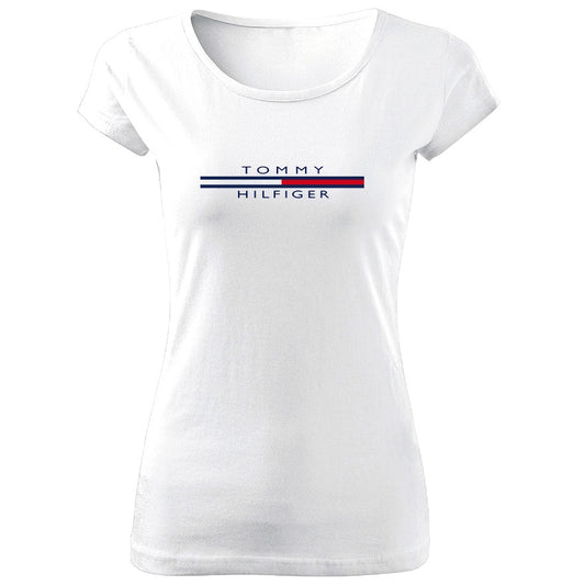 Tricou de Dama ALB - T Flag
