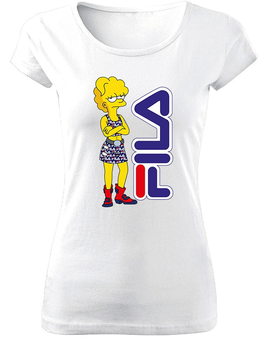 Tricou de dama - F Simpsons