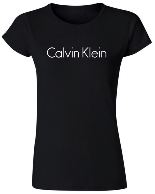 Tricou de dama NEGRU - C Logo