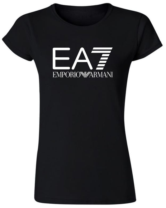 Tricou de dama NEGRU - E A