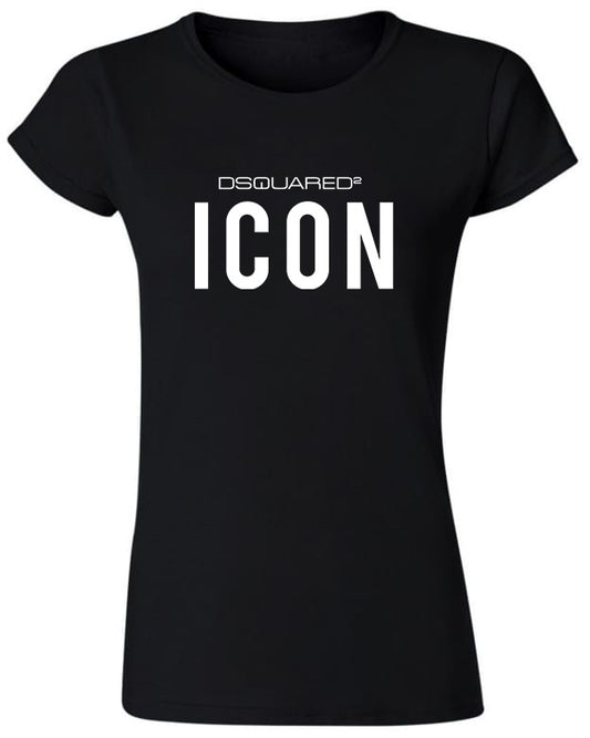 Tricou de dama NEGRU - ICON