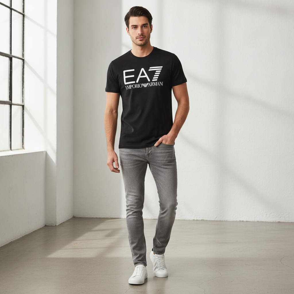 Tricou Negru - E A