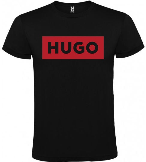 Tricou Negru - HG Rosu