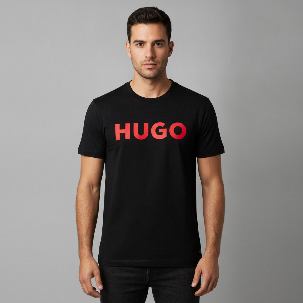 Tricou Negru - HGO Rosu