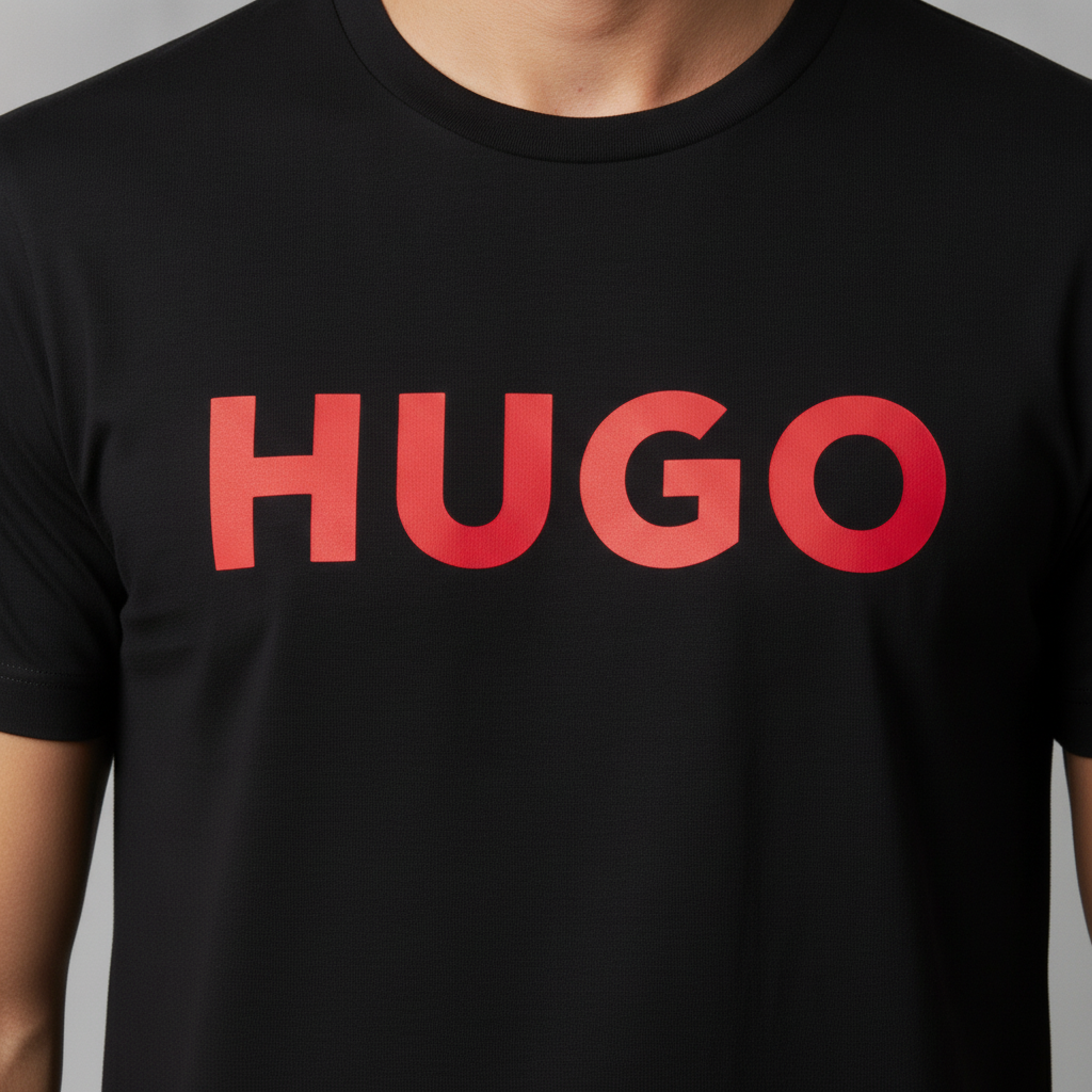 Tricou Negru - HGO Rosu