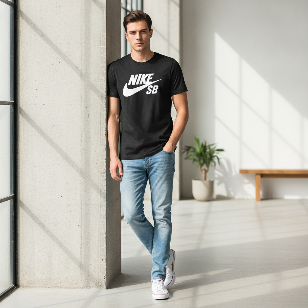 Tricou Negru - N SB