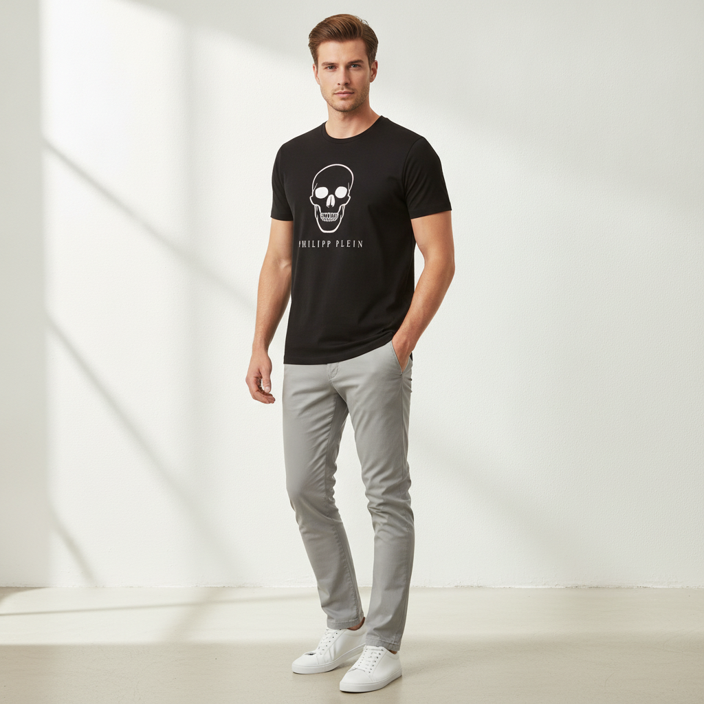 Tricou Negru - PP Head