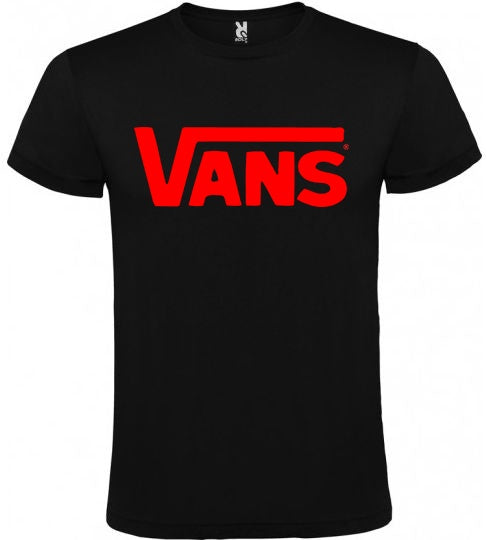 Tricou Negru - V Rosu