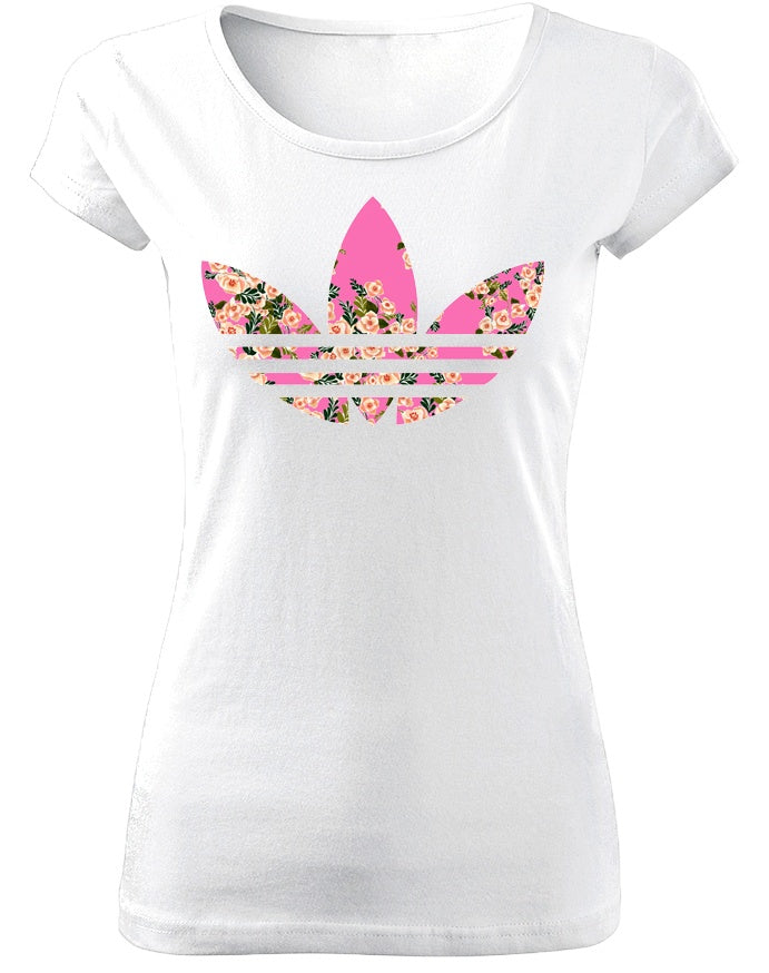 Tricou sport de dama A Flowes Pink COD D023