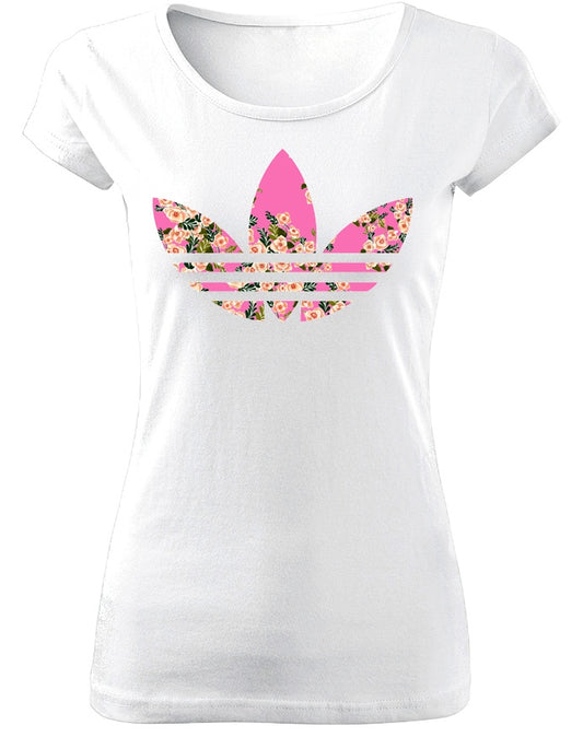 Tricou sport de dama A Flowes Pink COD D023