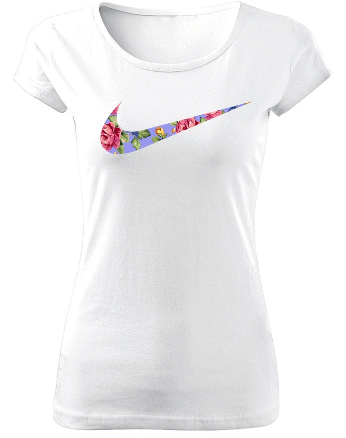 Tricou sport de dama N Logo Flower COD D022